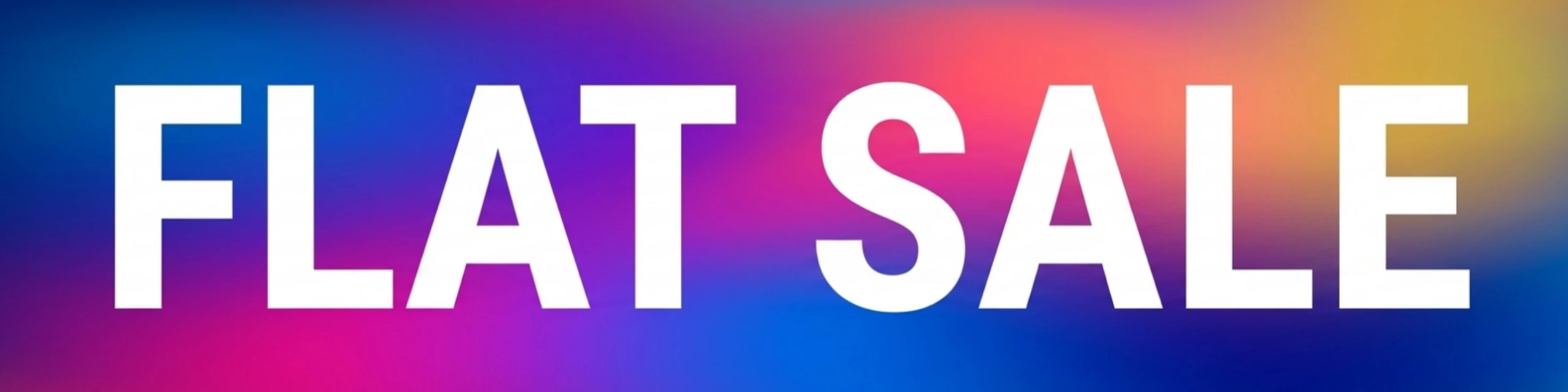 Flat sale Slider