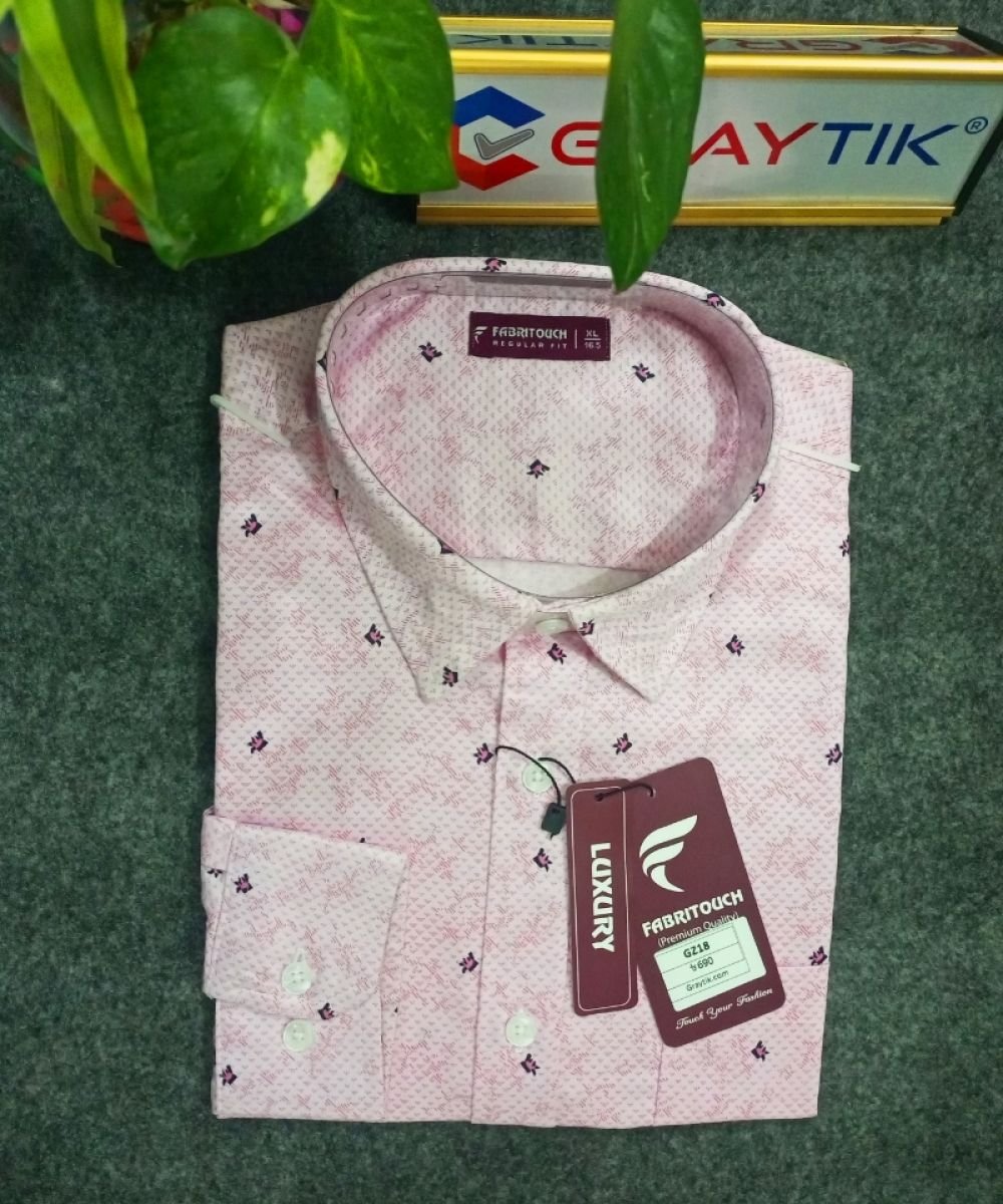 Luxurious Giza Cotton Fabrics Shirt For Men's