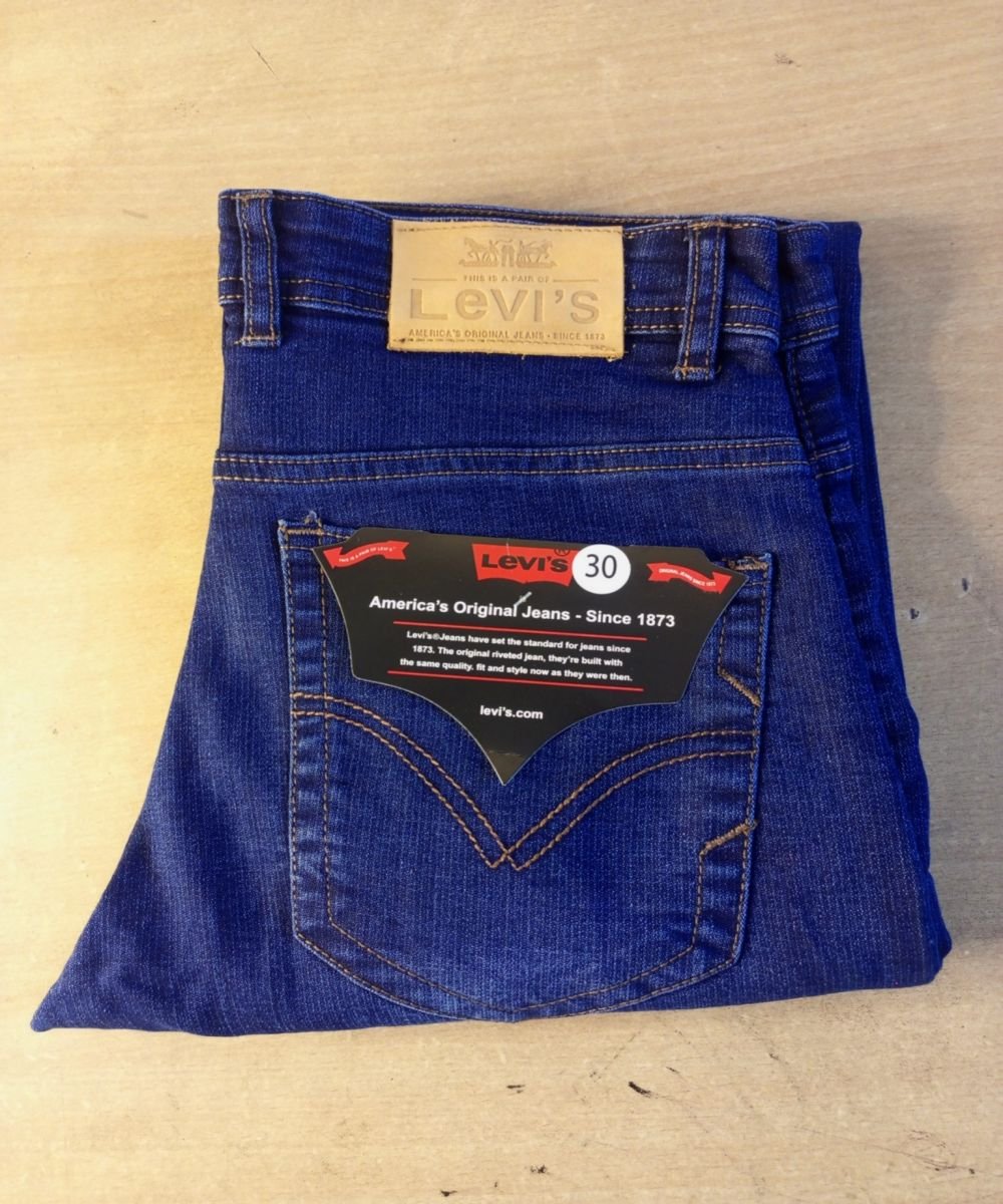 Exclusive Stretchable Blue (Levie's) Denim Pant For Men's