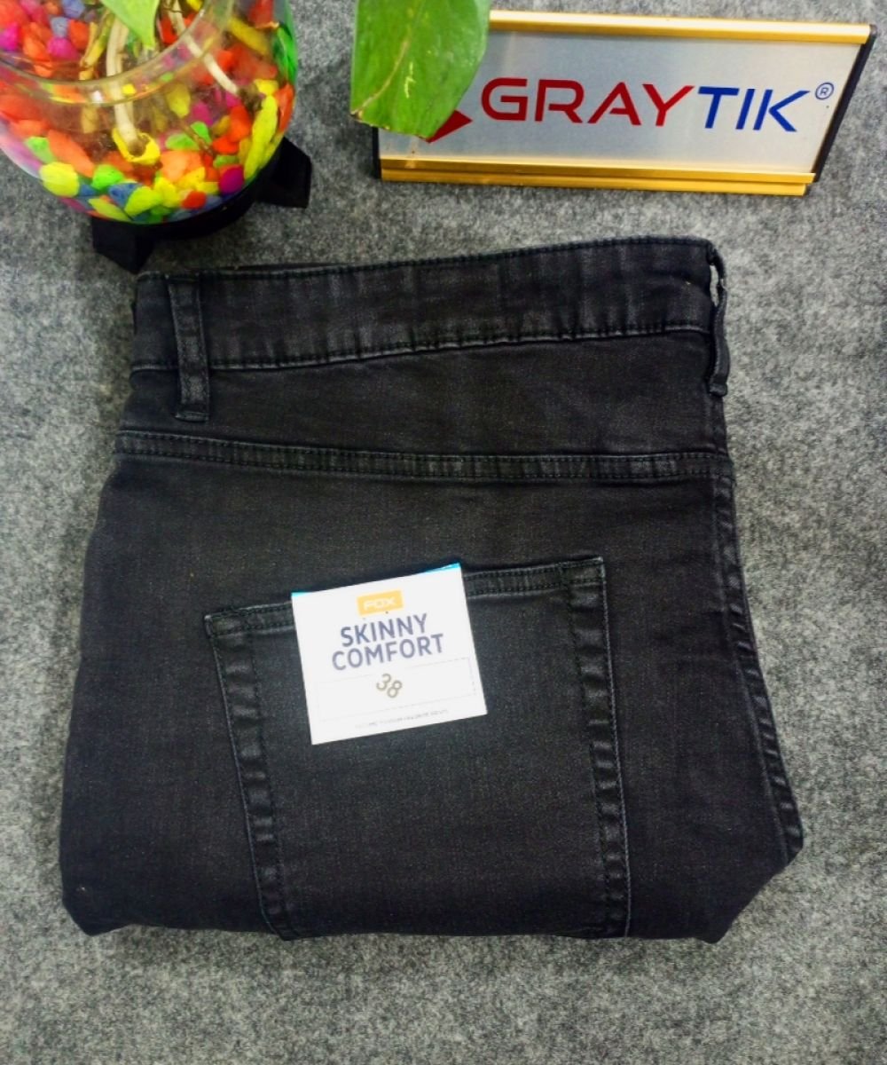 Exclusive Stretchable Z Black Denim For Men's