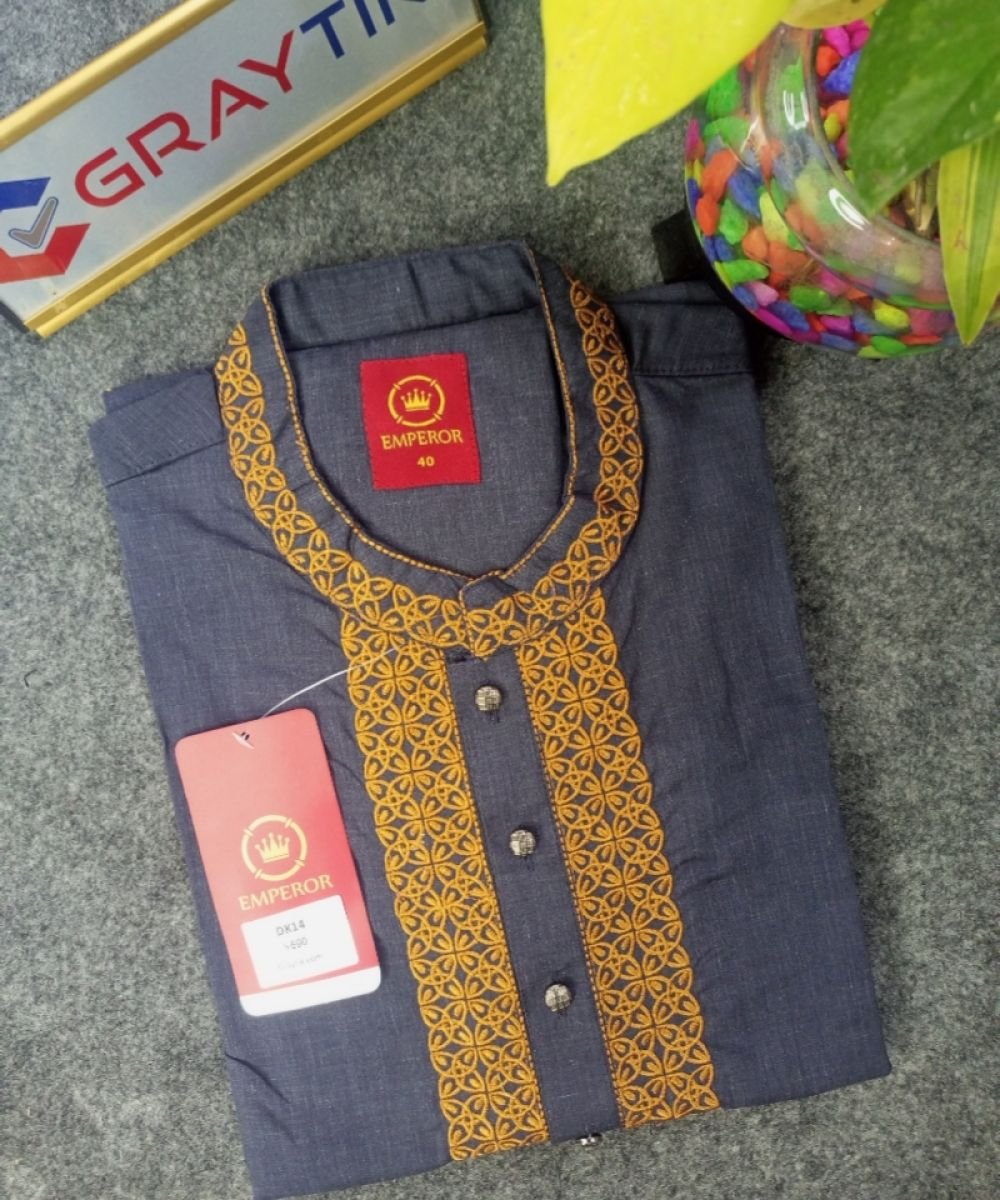 Exclusive Cotton Poplin Panjabi For Men's