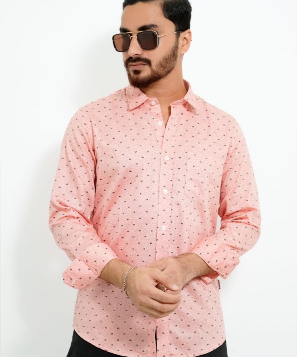 Luxurious Giza Cotton Fabrics Shirt For Men's