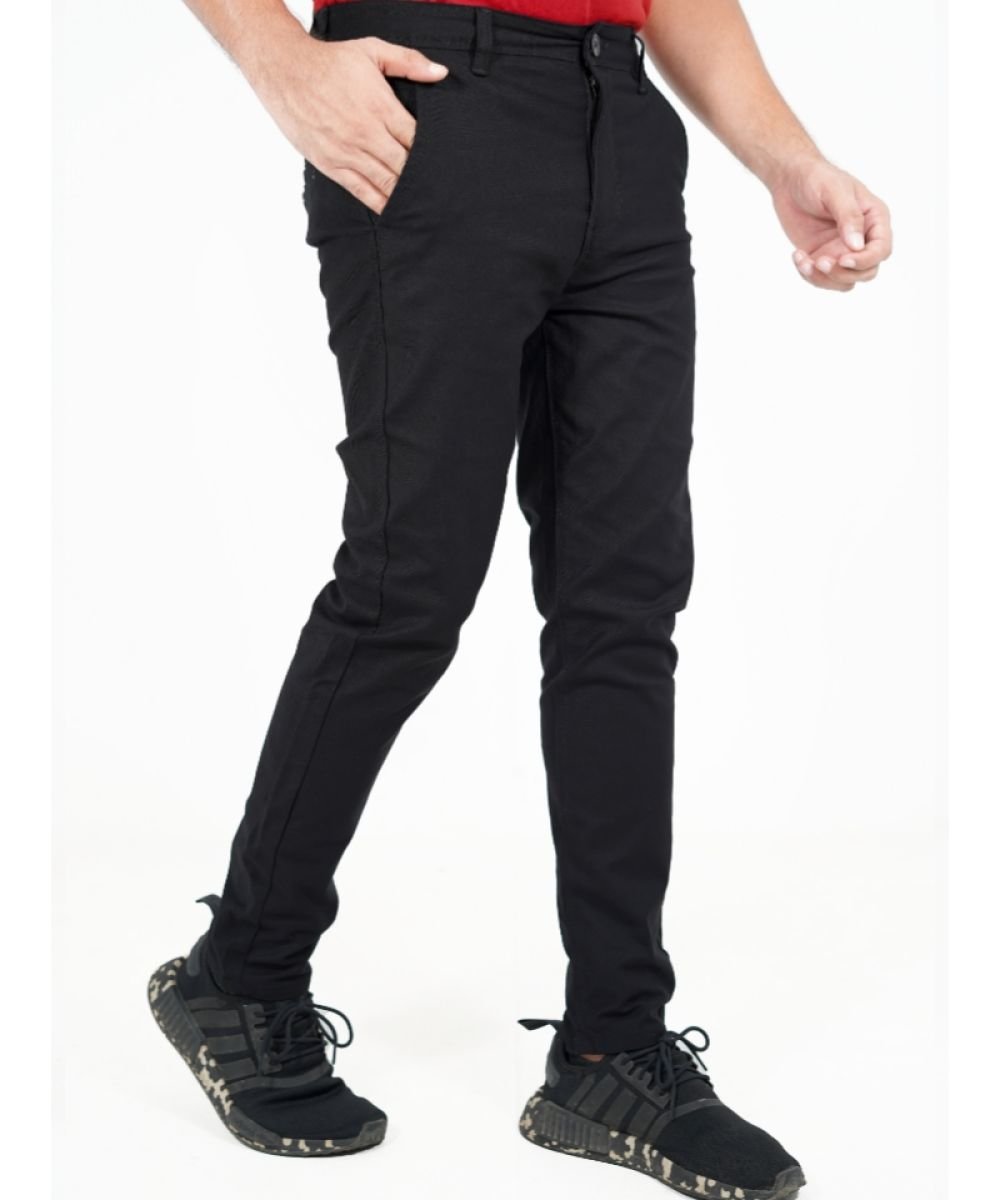 Exclusive Stretchable Black Gabardine Pant For Men's