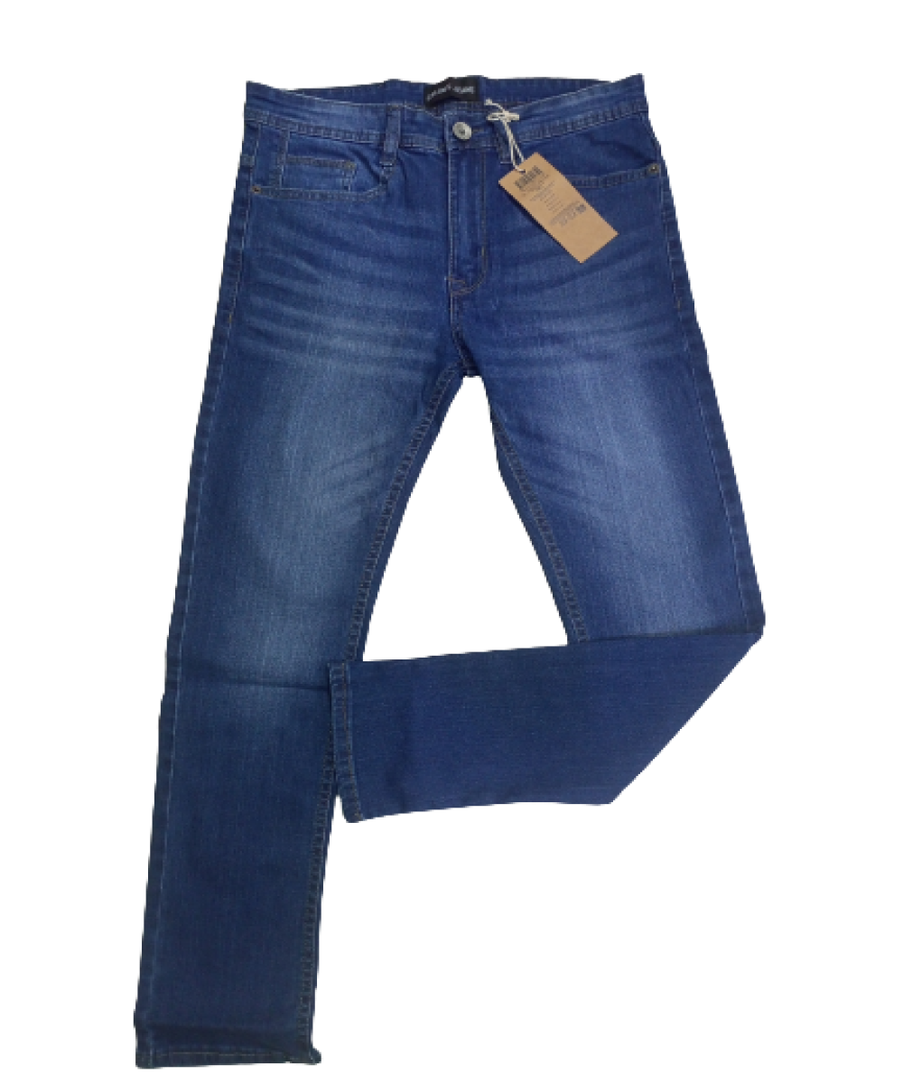 Men's Dark Blue Stretchable Denim Pant