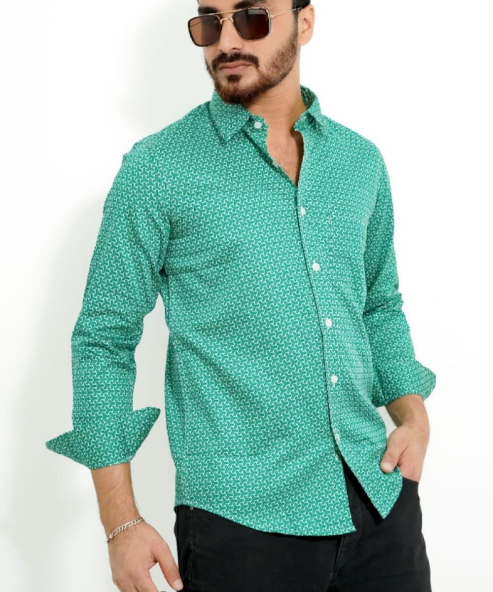 Luxurious Giza Cotton Fabrics Shirt For Men's